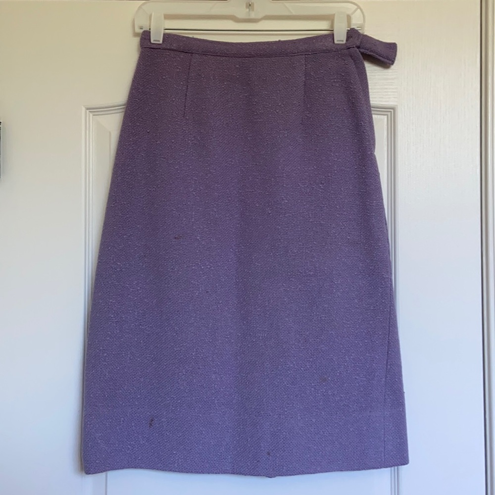 Purple Pencil Skirt